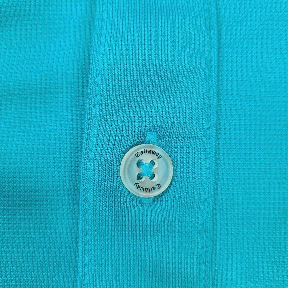 Callaway Golf Polo Shirt Men's XL Blue Teal Opti-Dri Weston Hills Country Club - Picture 6 of 12